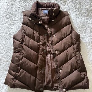 GAP Women's Brown Quilted Vest